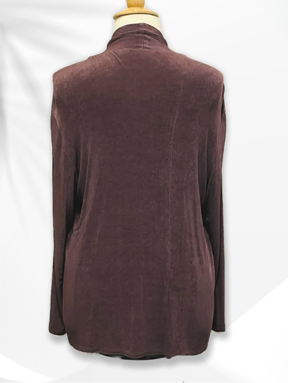 Chico’s Travelers Plum Open-Front Women's Cardigan 3/XL - Picture 6 of 15